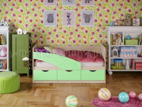 Кровать детская Бабочки 1,8 м в Шайдурово - shajdurovo.mebel-nsk.ru | фото