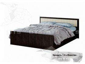 Кровать двуспальная 1,4м Фиеста (BTS) в Шайдурово - shajdurovo.mebel-nsk.ru | фото