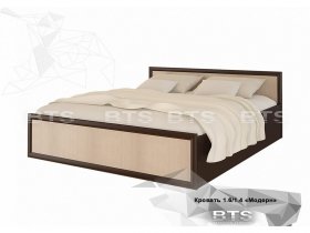 Кровать двуспальная 1,4м Модерн (BTS) в Шайдурово - shajdurovo.mebel-nsk.ru | фото