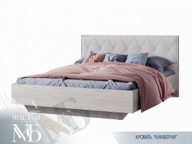 Кровать двуспальная 1,6м Кимберли КР-13 в Шайдурово - shajdurovo.mebel-nsk.ru | фото