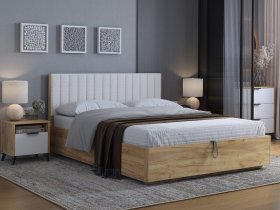 Кровать двуспальная 1,6м Юлия в Шайдурово - shajdurovo.mebel-nsk.ru | фото