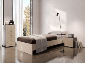 Кровать односпальная 0,9м Гиза в Шайдурово - shajdurovo.mebel-nsk.ru | фото