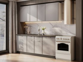 Кухонный гарнитур «Адель» 2,0м (нео) в Шайдурово - shajdurovo.mebel-nsk.ru | фото