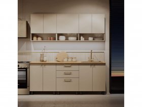 Кухонный гарнитур Орма 2,0м в Шайдурово - shajdurovo.mebel-nsk.ru | фото