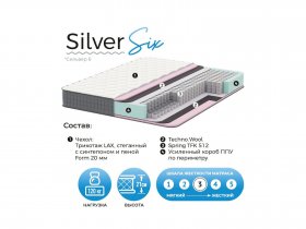 Матрас Silver Six в Шайдурово - shajdurovo.mebel-nsk.ru | фото