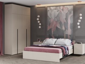 Модульная спальня Айри (кашемир) в Шайдурово - shajdurovo.mebel-nsk.ru | фото