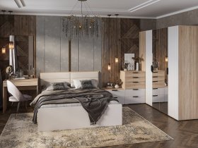 Модульная спальня Норд в Шайдурово - shajdurovo.mebel-nsk.ru | фото