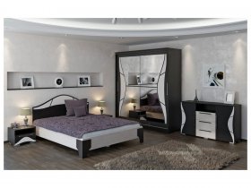 Модульная спальня Верона (Линаура) в Шайдурово - shajdurovo.mebel-nsk.ru | фото
