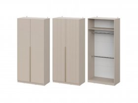 Шкаф ШК-100 Эккервуд (меланж) в Шайдурово - shajdurovo.mebel-nsk.ru | фото