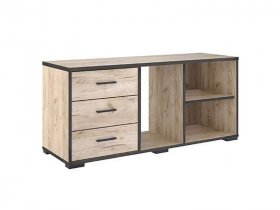 Тумба 1200 Тм075.0 Гермес лофт (дуб крафт серый) в Шайдурово - shajdurovo.mebel-nsk.ru | фото